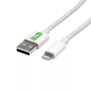 GMA Official Image Lightening Data Cable Wht background